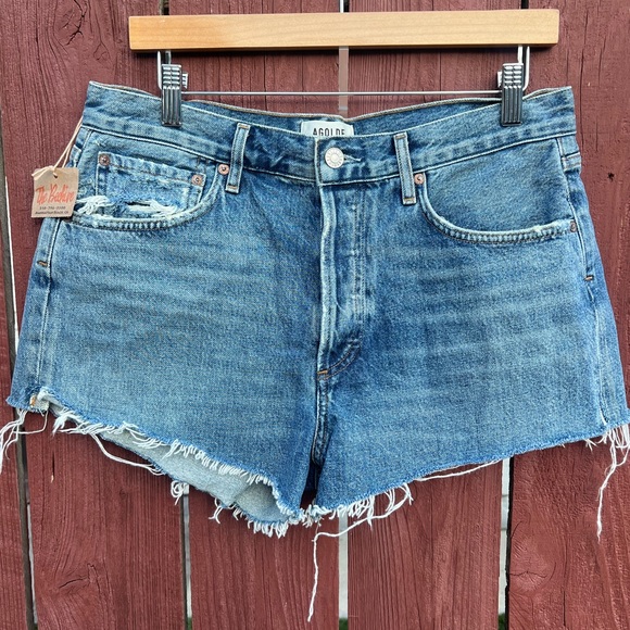 NWOT AGOLDE Parker Short in Caution Size 29 - Picture 5 of 10